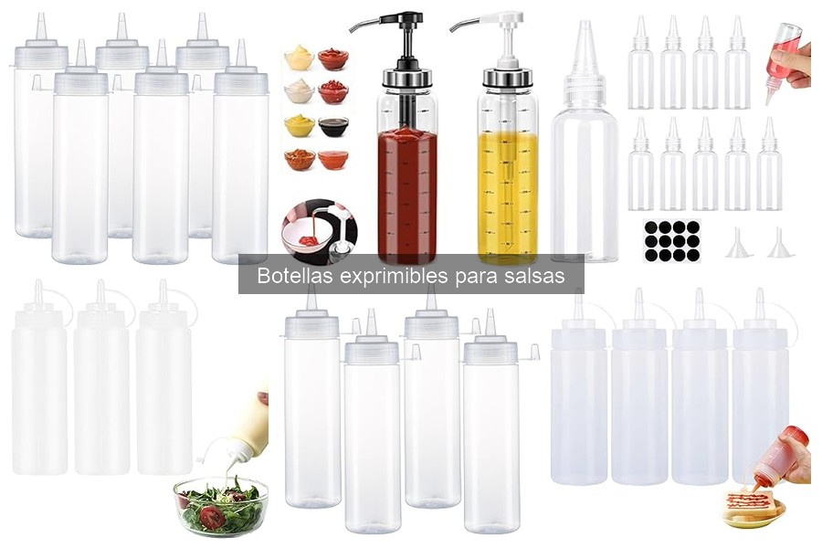 Ideas creativas para usar botellas exprimibles en fiestas