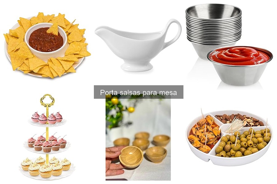 Ideas creativas para usar porta salsas en reuniones