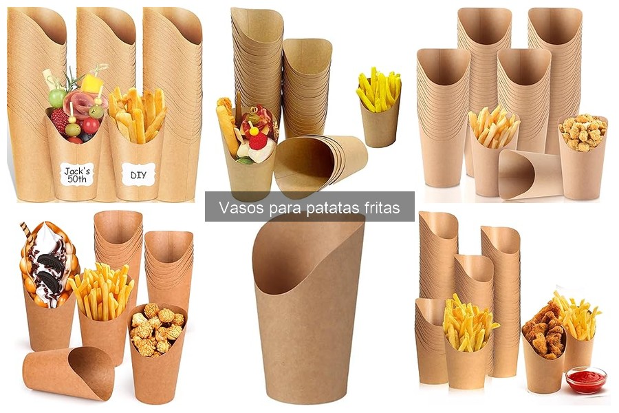 Ideas creativas para vaso de patatas fritas en fiestas