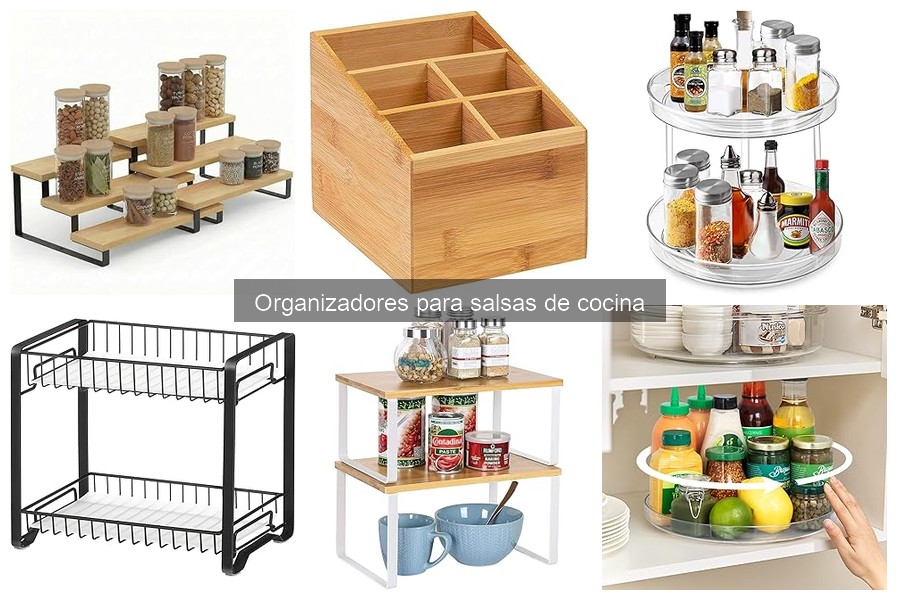 La importancia de un buen organizador de salsas en la cocina
