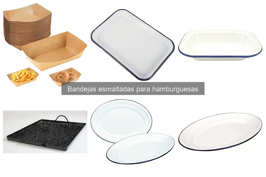 La mejor bandeja esmaltada para hamburguesas: Guía de selección
