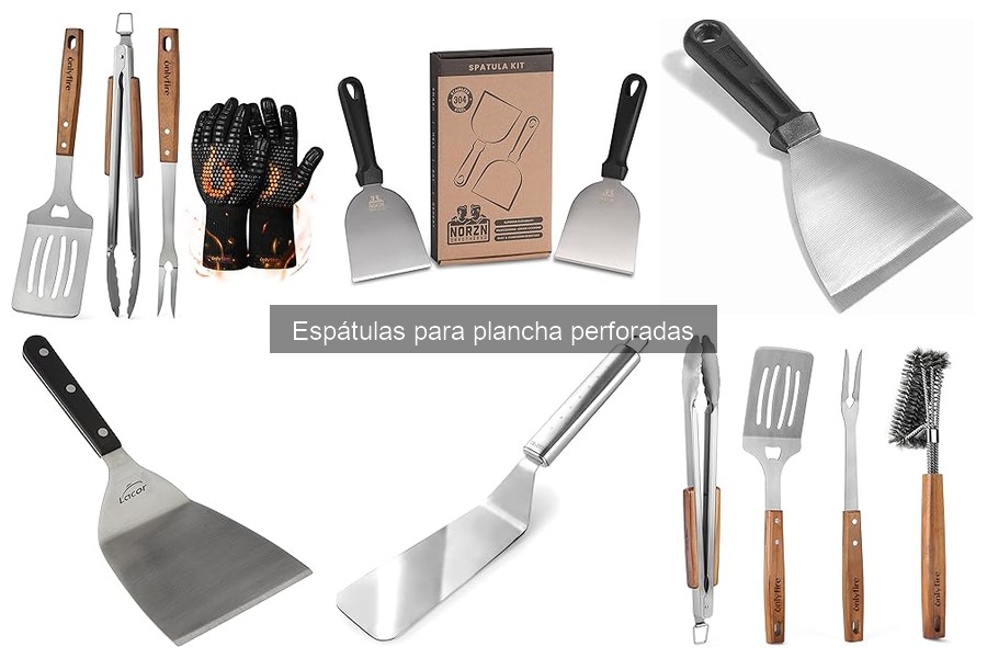 Las mejores espátulas perforadas económicas para tu cocina