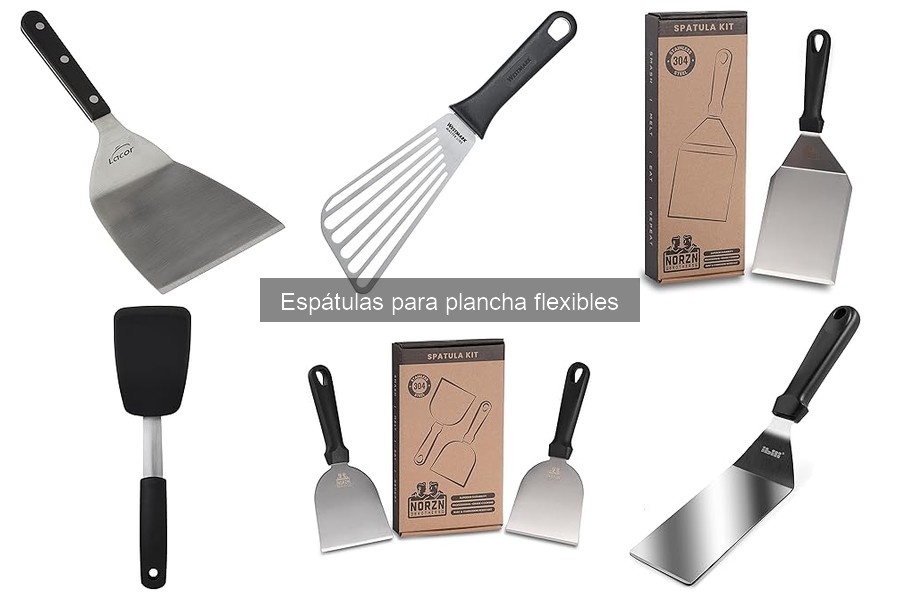 Mantenimiento de espátulas flexibles para plancha: Consejos útiles