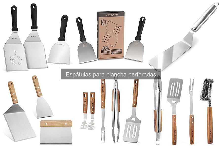 Mantenimiento de espátulas perforadas: limpieza y cuidado