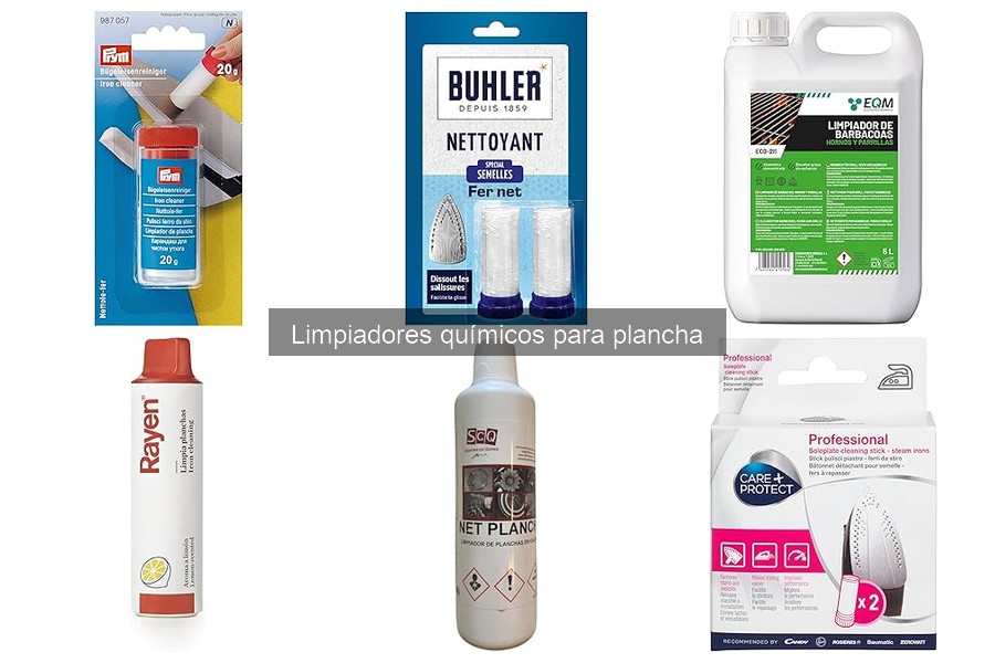 Mantenimiento de la plancha tras limpiadores químicos: consejos