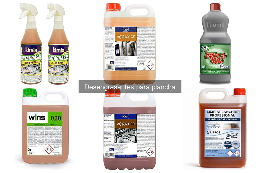 Mantenimiento de la plancha tras usar desengrasante