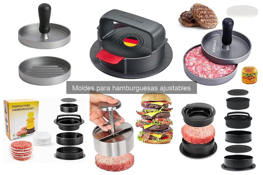 Mantenimiento de moldes para hamburguesas ajustables