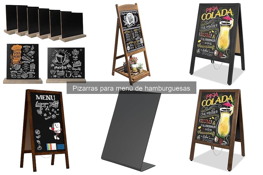 Mantenimiento de Pizarras para Menú de Hamburguesas