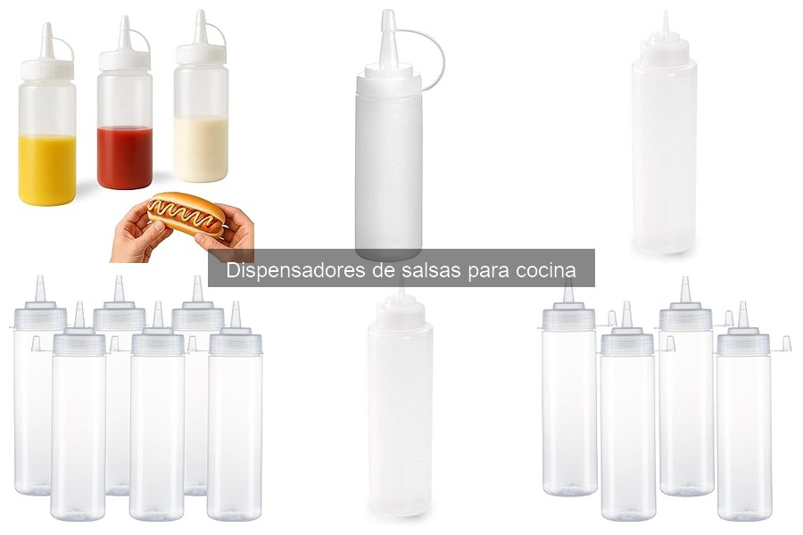 Mantenimiento y limpieza de dispensadores de salsas en cocina