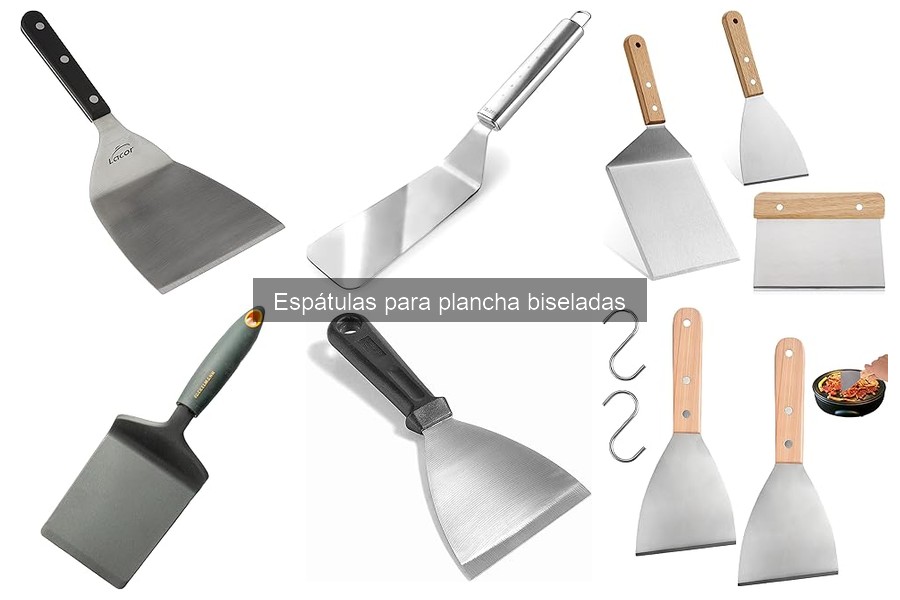Mantenimiento y limpieza de espátulas biseladas para plancha