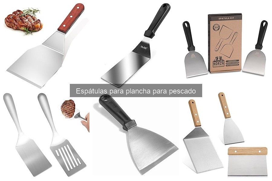 Mantenimiento y limpieza de espátulas para pescado en casa