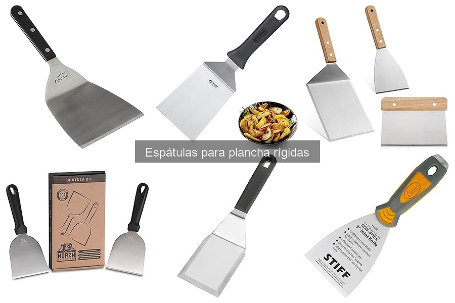 Mantenimiento y limpieza de espátulas rígidas para plancha
