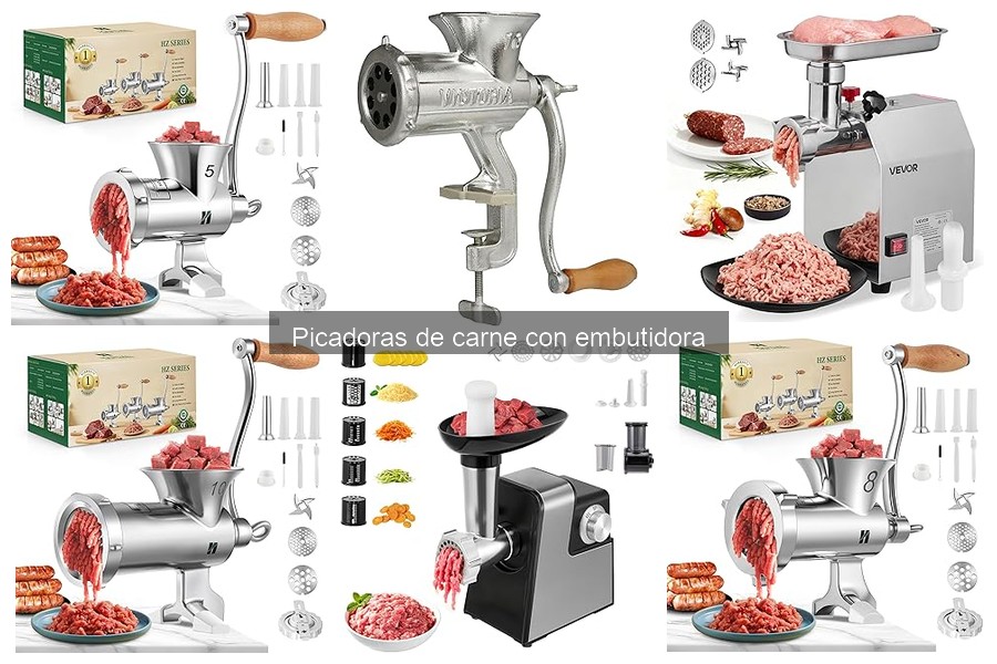 Mantenimiento y limpieza de picadoras de carne con embutidora