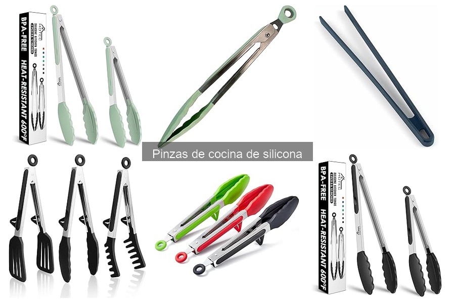 Mantenimiento y limpieza de pinzas de cocina de silicona