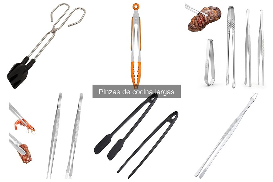 Mantenimiento y limpieza de pinzas de cocina largas