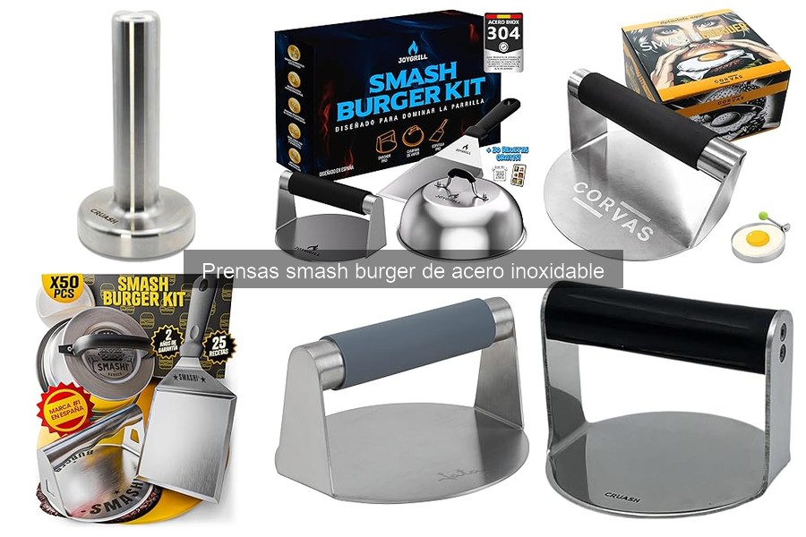 Mantenimiento y Limpieza de Prensas Smash Burger de Acero Inoxidable