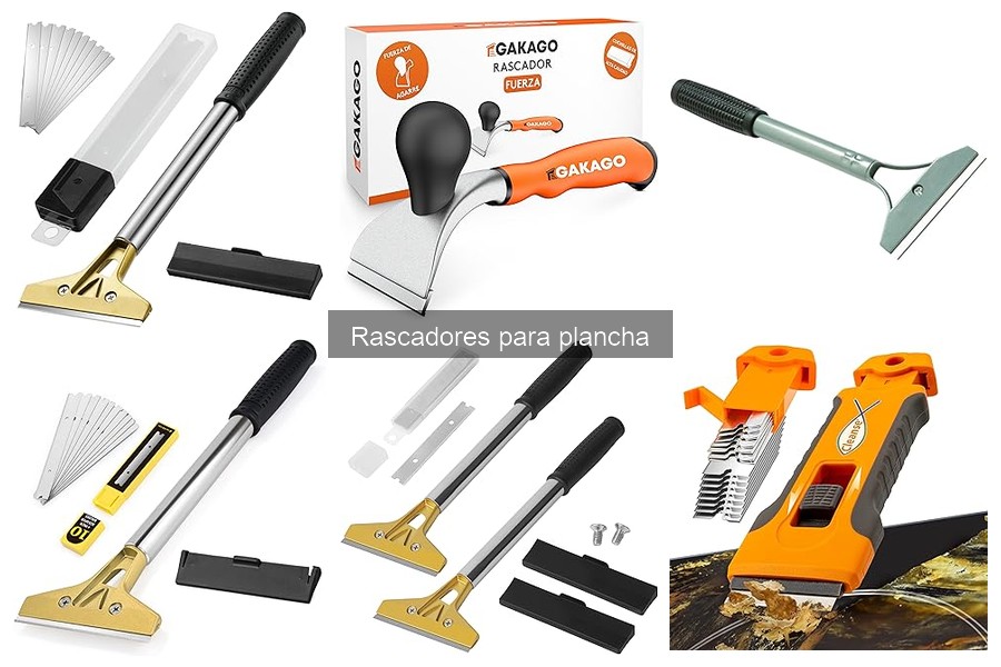 Mantenimiento y limpieza de rascadores para plancha