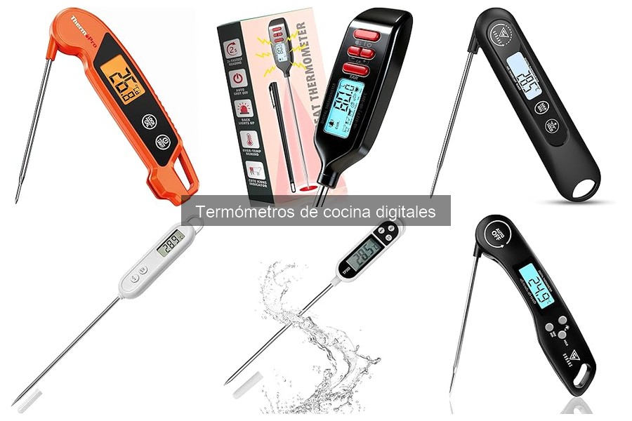 Mantenimiento y limpieza de termómetros de cocina digitales