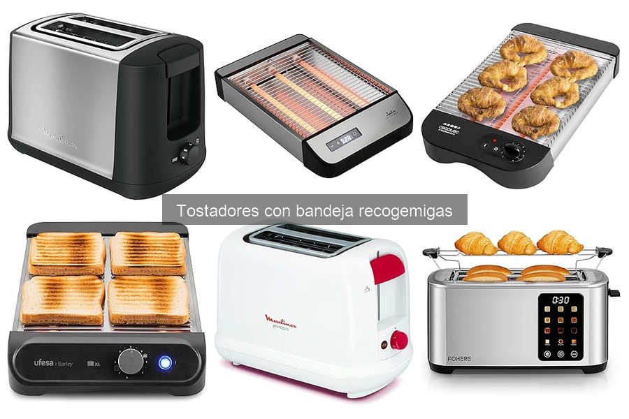 Mantenimiento y limpieza de tostadores con bandeja recogemigas