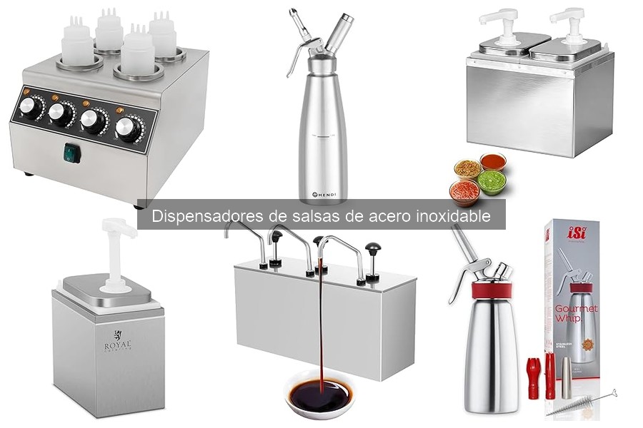 Mejores accesorios para dispensadores de salsas de acero inoxidable
