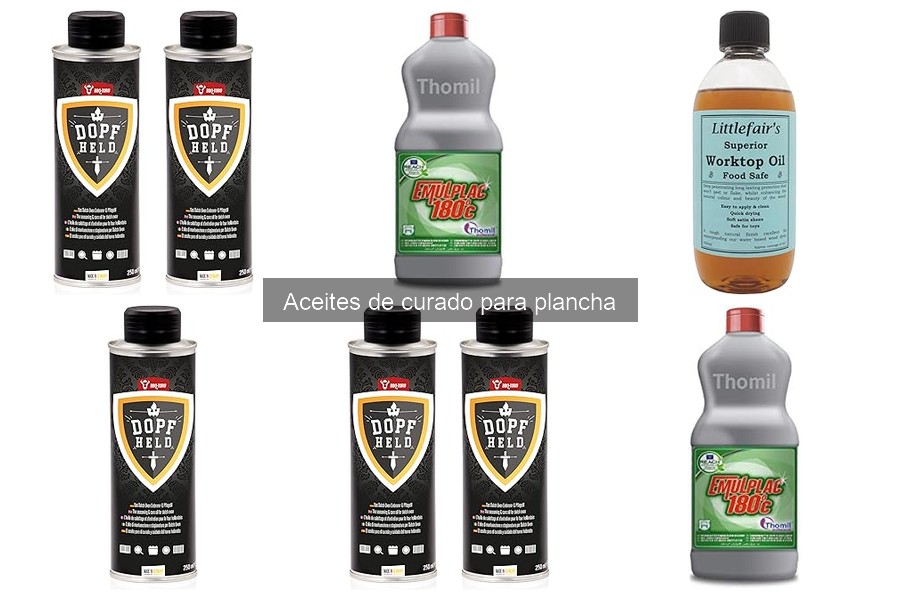 Mejores aceites de curado para planchas nacionales en 2023