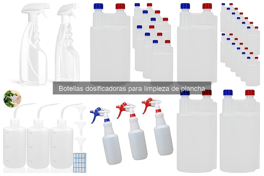Mejores botellas dosificadoras para limpieza de plancha