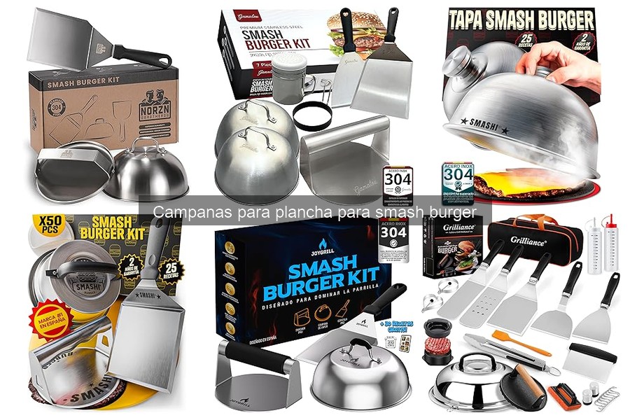 Mejores campanas para plancha para smash burgers en 2023