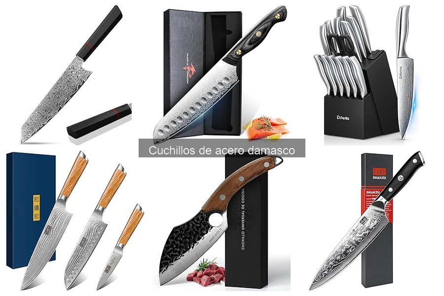 Mejores Cuchillos de Acero Damasco para Chefs Profesionales