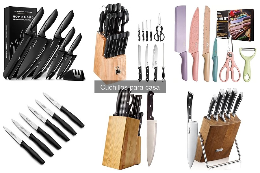 Mejores cuchillos para principiantes en la cocina