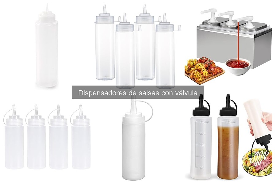Mejores dispensadores de salsas con válvula: guía de compra