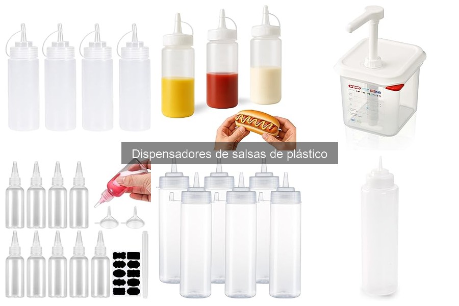 Mejores dispensadores de salsas de plástico para tu hogar