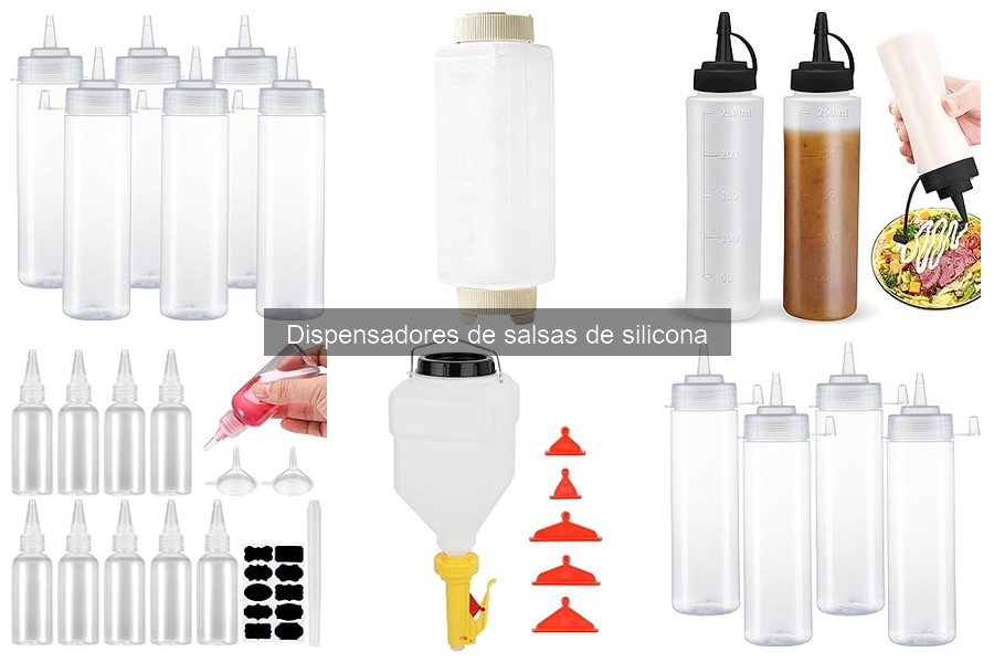 Mejores dispensadores de salsas de silicona para tu cocina
