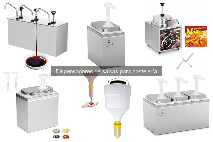 Mejores dispensadores de salsas para restaurantes pequeños