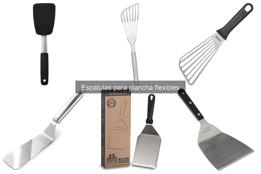 Mejores espátulas flexibles para smash burgers en casa