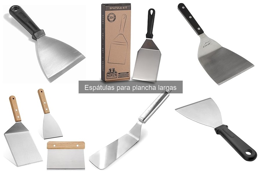 Mejores espátulas largas para smash burgers en casa