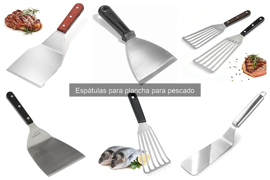 Mejores espátulas para la plancha de pescado en 2023