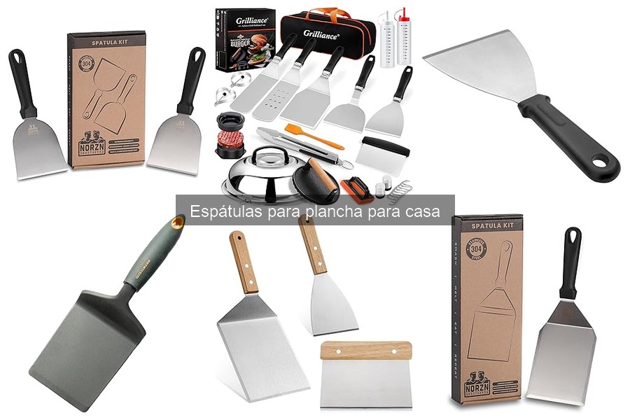 Mejores espátulas para plancha en 2023: recomendaciones