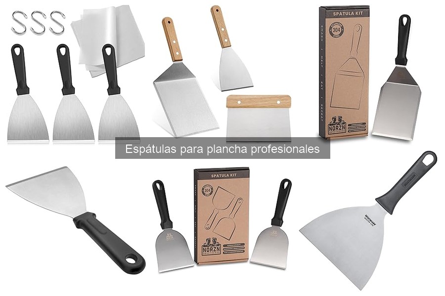 Mejores espátulas para plancha según usuarios de Amazon