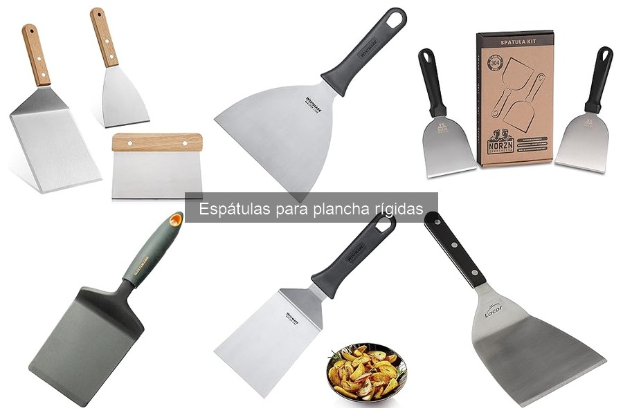 Mejores espátulas rígidas para smash burgers en casa