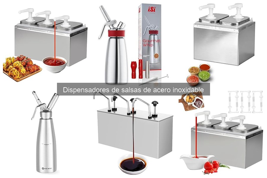 Mejores lugares para comprar dispensadores de salsas de acero inoxidable