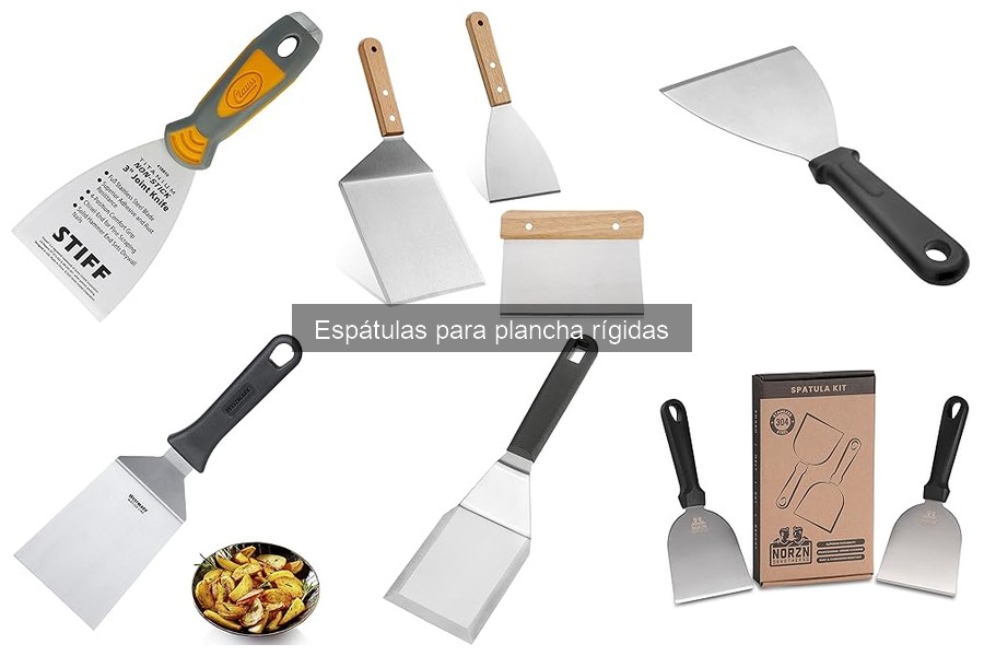 Mejores lugares para comprar espátulas rígidas para plancha