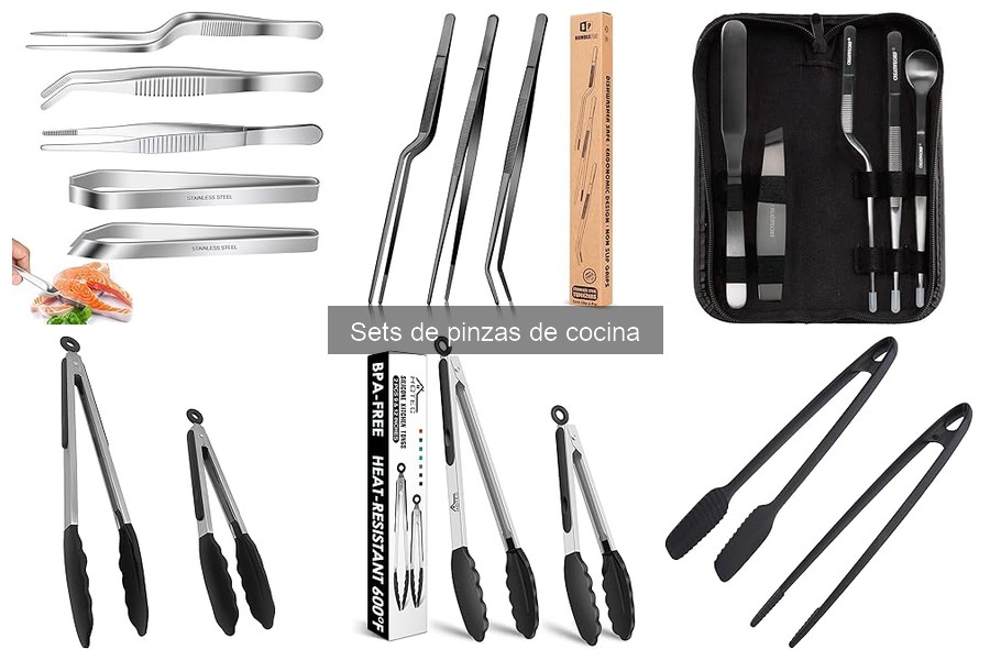 Mejores lugares para comprar sets de pinzas de cocina a buen precio
