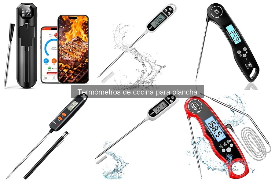 Mejores lugares para comprar termómetros de cocina para plancha