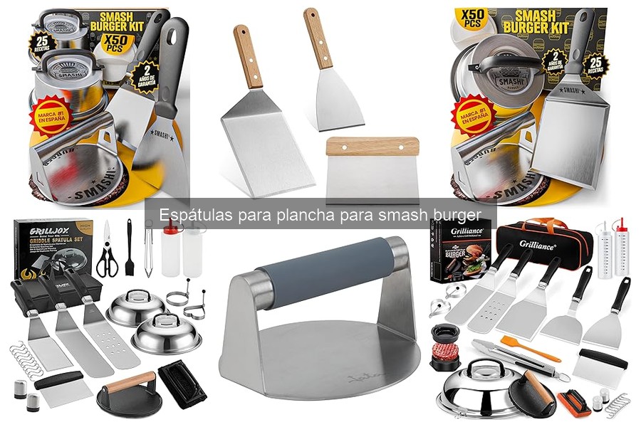 Mejores marcas de espátulas para plancha para smash burgers