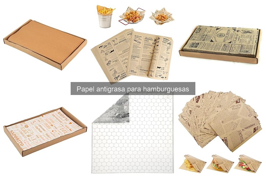 Mejores marcas de papel antigrasa para hamburguesas
