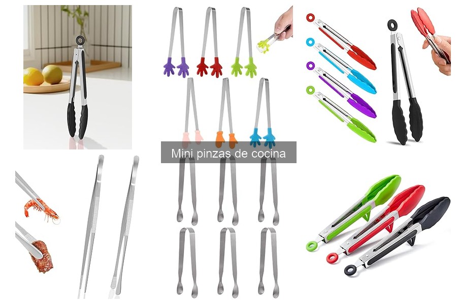 Mejores materiales para mini pinzas de cocina: guía completa