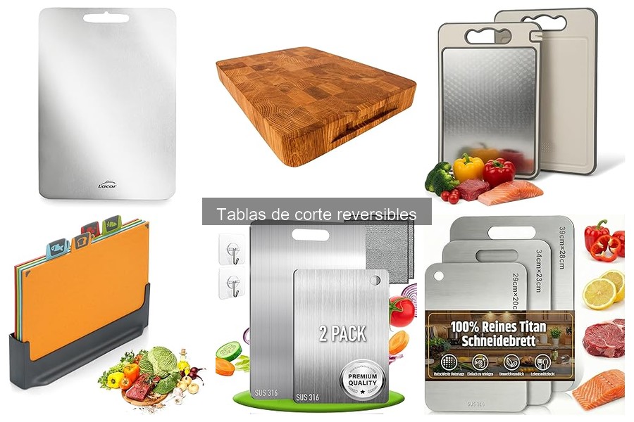 Mejores materiales para tablas de corte reversibles