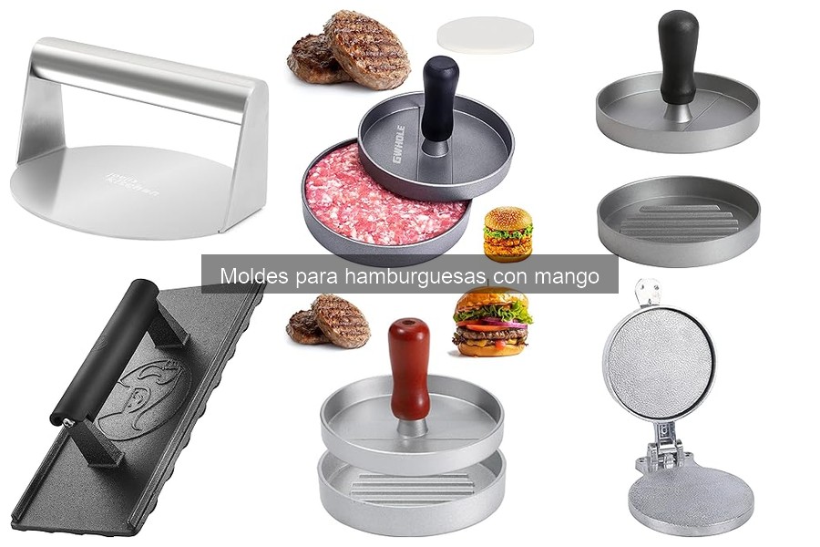 Mejores moldes para hamburguesas con mango y sus precios