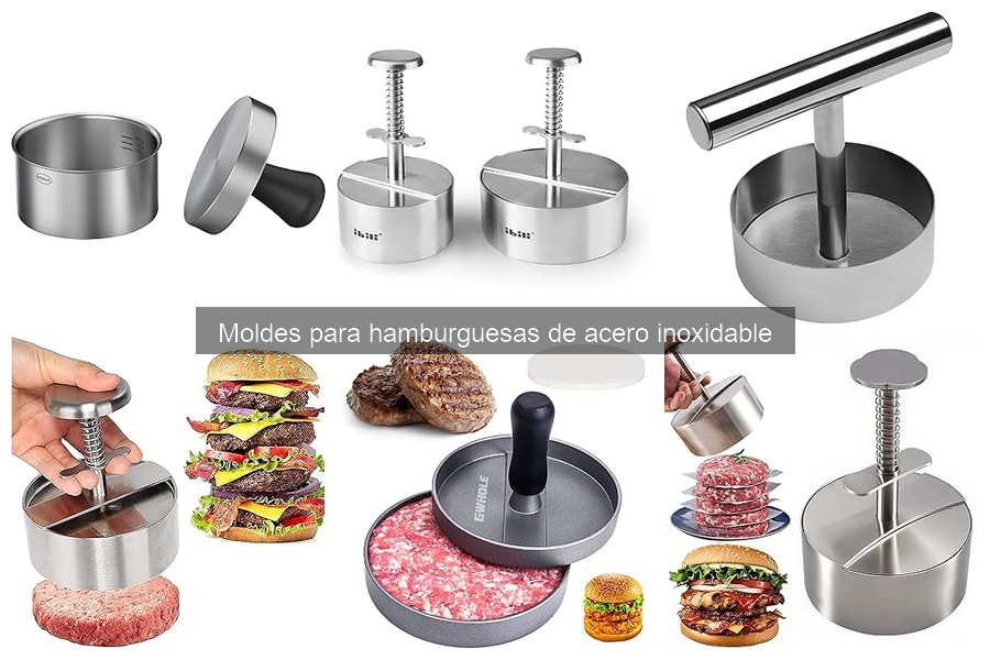 Mejores moldes para hamburguesas de acero inoxidable 2023
