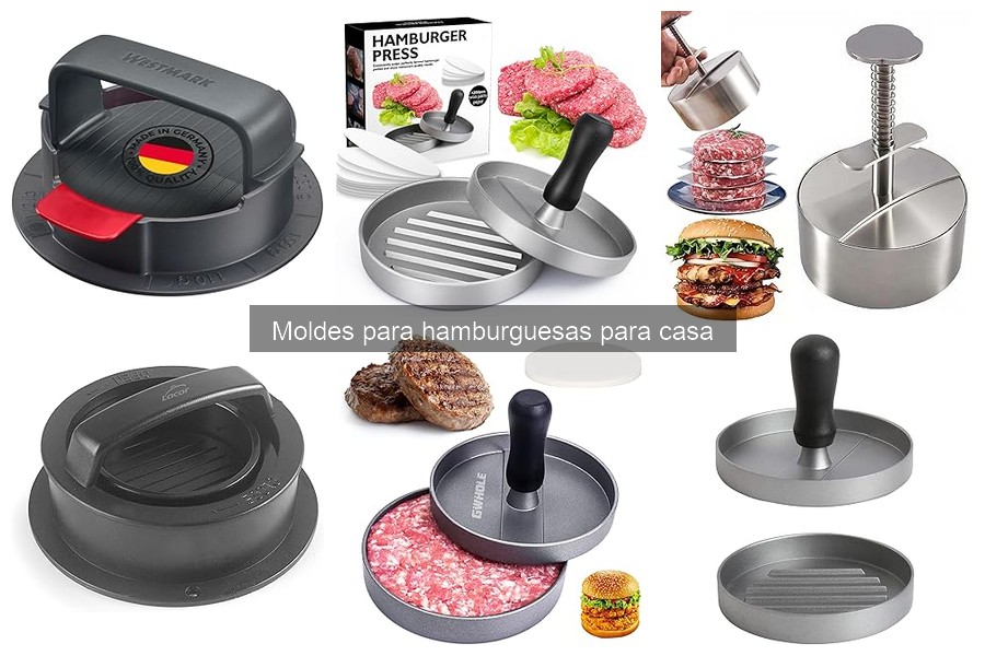 Mejores moldes para hamburguesas de acero inoxidable